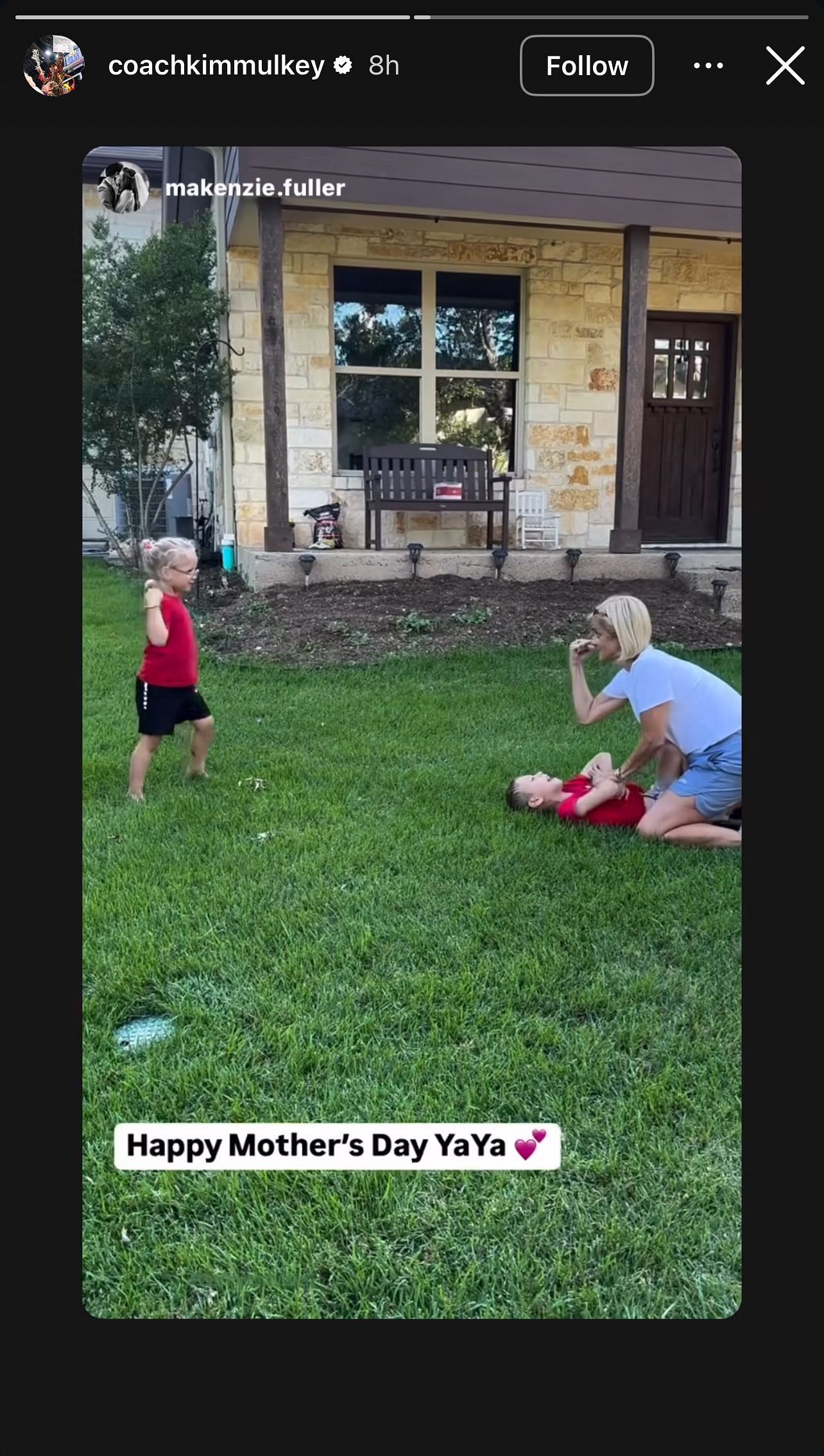 (image credits: @coachkimmulkey on Instagram)